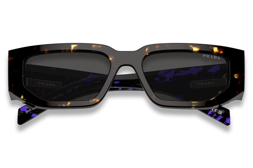 Prada - PR 09ZS Sunglasses Tortoise Black Malt with Dark Grey Lenses (16R5S0)