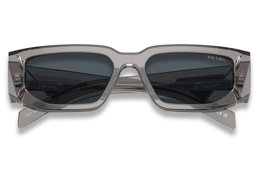 Prada - PR 09ZS Sunglasses Transparent Asphalt with Dark Grey Lenses (18S09T)