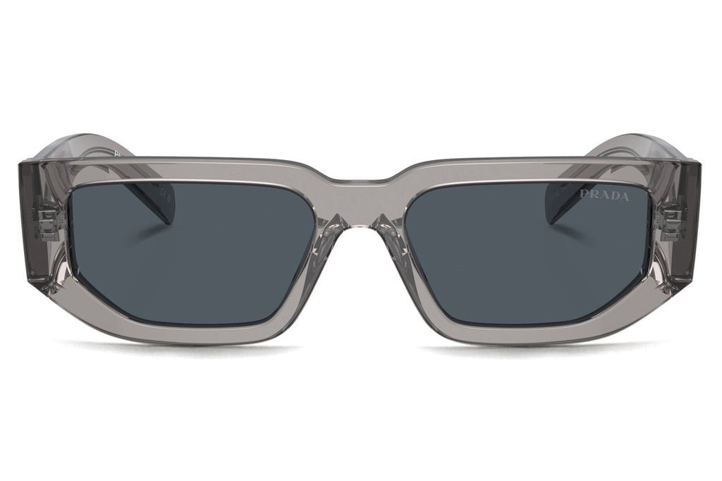 Prada - PR 09ZS Sunglasses Transparent Asphalt with Dark Grey Lenses (18S09T)