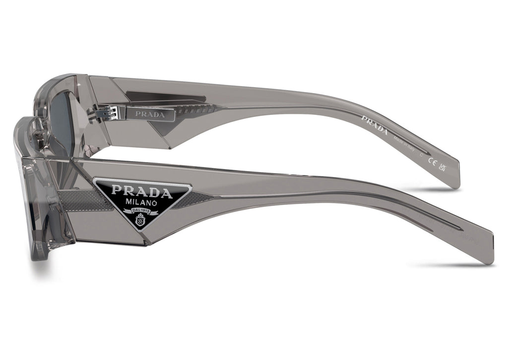 Prada - PR 09ZS Sunglasses Transparent Asphalt with Dark Grey Lenses (18S09T)