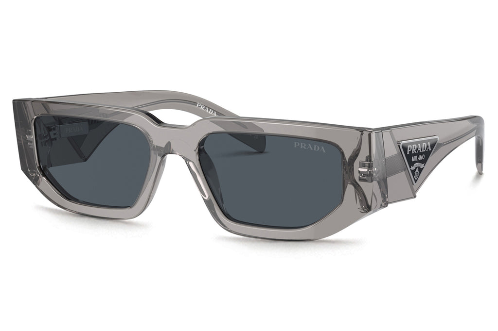 Prada - PR 09ZS Sunglasses Transparent Asphalt with Dark Grey Lenses (18S09T)