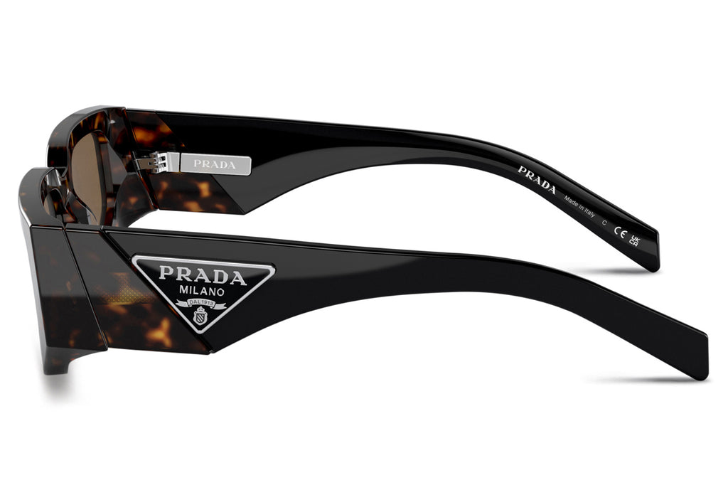 Prada - PR 09ZS Sunglasses Tortoise with Dark Brown Lenses (2AU06B)