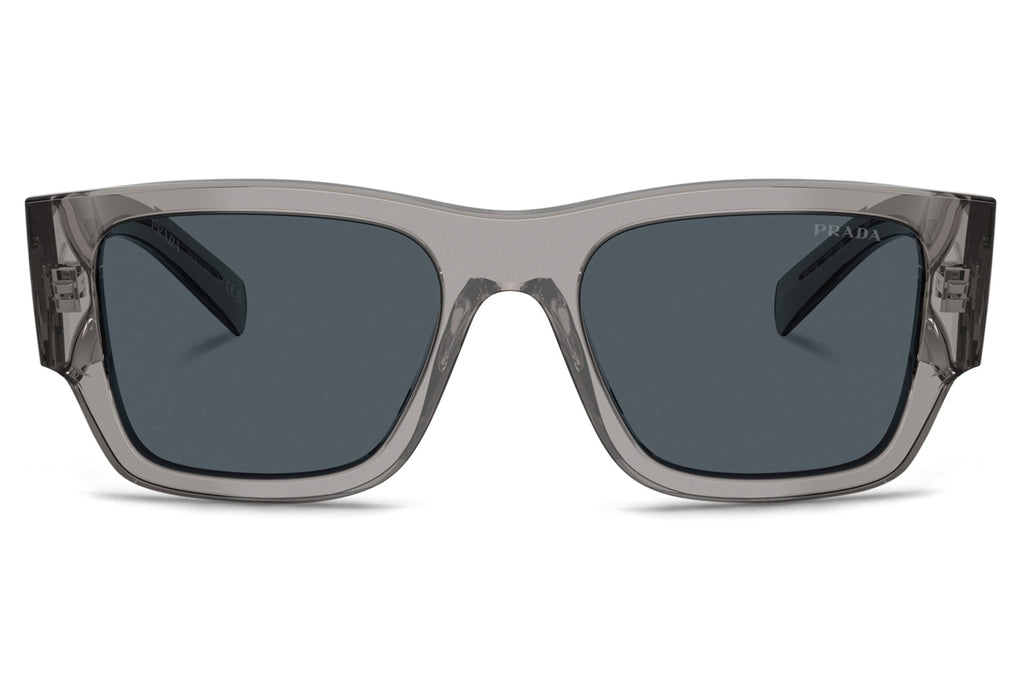 Prada - PR 10ZSF (Low Bridge Fit) Sunglasses Transparent Asphalt with Dark Grey Lenses (16Z70B)
