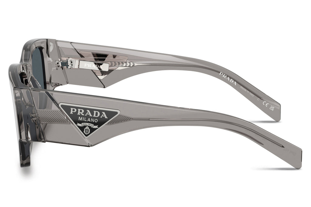 Prada - PR 10ZS Sunglasses Transparent Asphalt with Dark Grey Lenses (16Z70B)