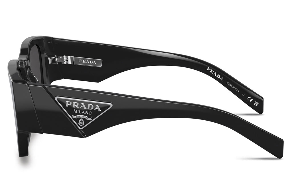 Prada - PR 10ZS Sunglasses Black with Dark Grey Lenses (1AB5S0)