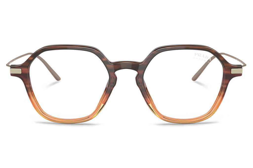 Prada - PR 11YS Sunglasses Moro Gradient Amber with Clear Brown Photochromic Lenses (13B05R)