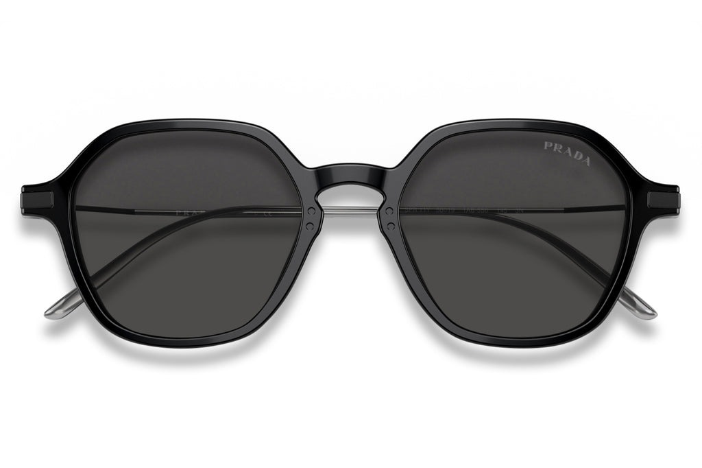 Prada - PR 11YS Sunglasses Black with Dark Grey Lenses (1AB5S0)