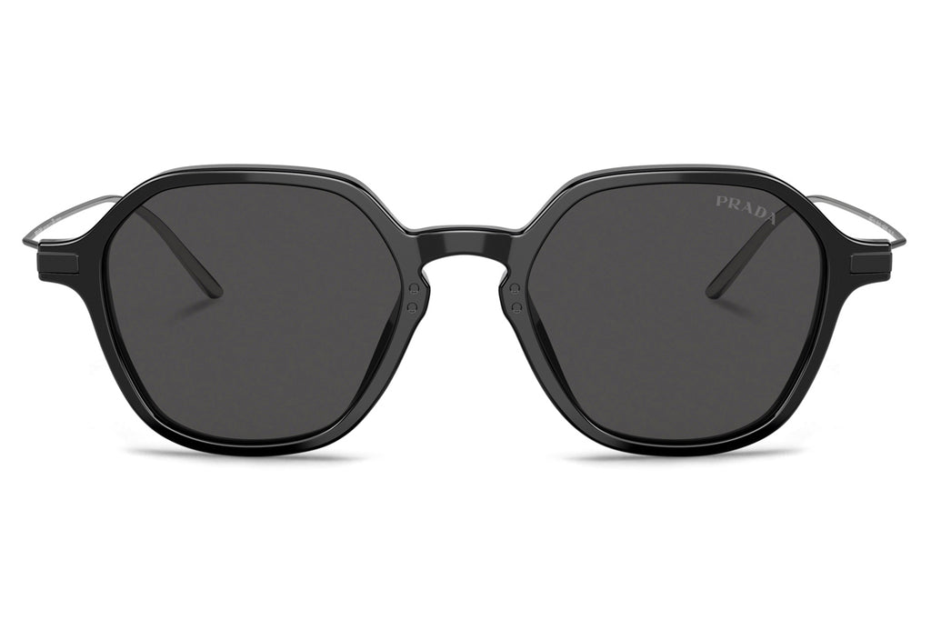 Prada - PR 11YS Sunglasses Black with Dark Grey Lenses (1AB5S0)