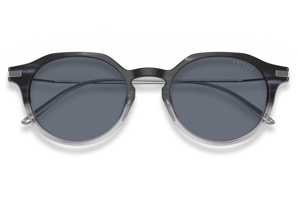 Prada - PR 12YS Sunglasses Night Gradient Crystal with Clear Blue Lenses (12B04R)