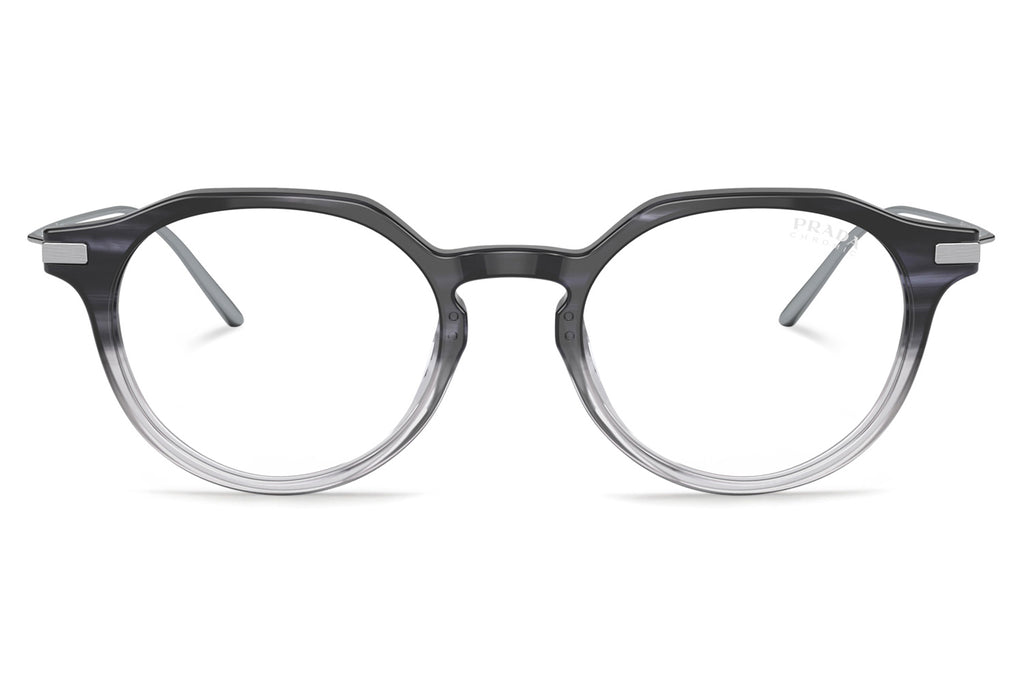 Prada - PR 12YS Sunglasses Night Gradient Crystal with Clear Blue Lenses (12B04R)