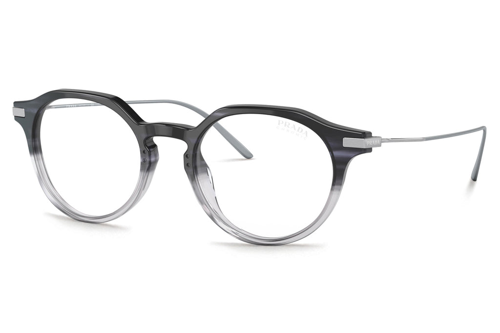 Prada - PR 12YS Sunglasses Night Gradient Crystal with Clear Blue Lenses (12B04R)