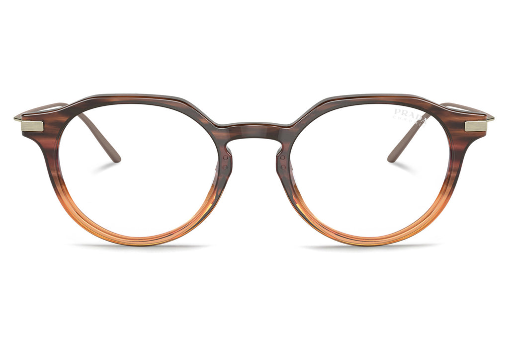 Prada - PR 12YS Sunglasses Moro Gradient Amber with Clear Brown Photochromic Lenses (13B05R)