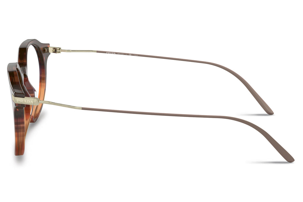 Prada - PR 12YS Sunglasses Moro Gradient Amber with Clear Brown Photochromic Lenses (13B05R)