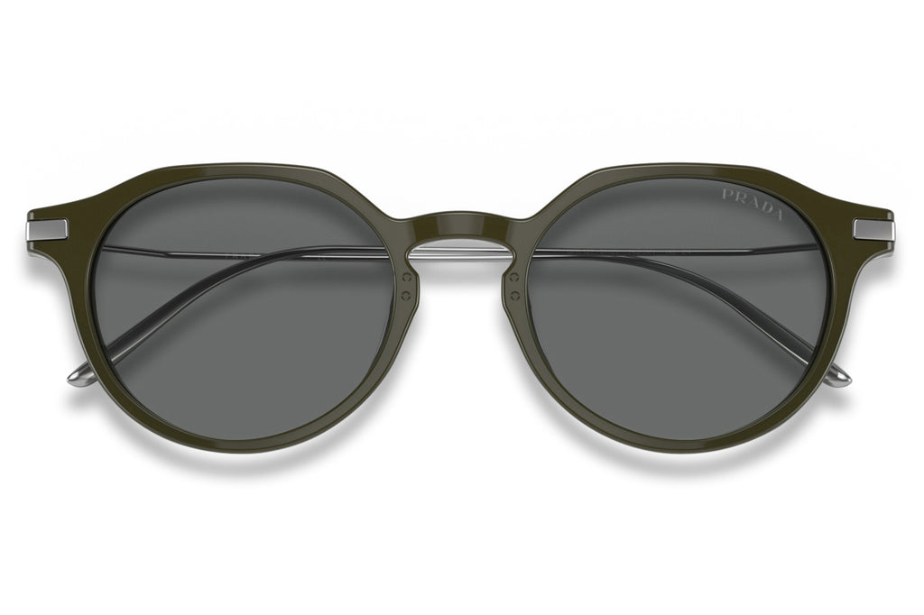 Prada - PR 12YS Sunglasses Opal Military with Grey Gradient Lenses (14B3M1)