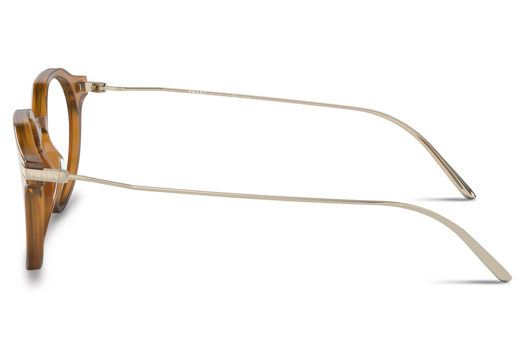 Prada - PR 12YS Sunglasses Opal Honey with Clear Blue-Violet Light Filter Lenses (15B08N)