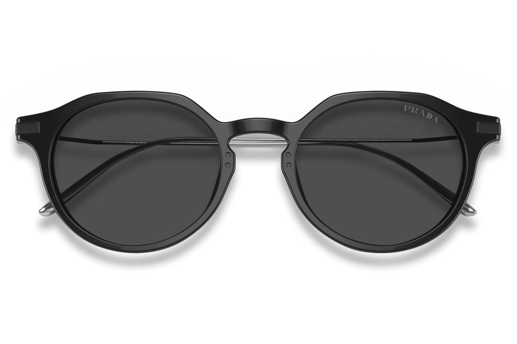 Prada - PR 12YS Sunglasses Black with Dark Grey Lenses (1AB5S0)
