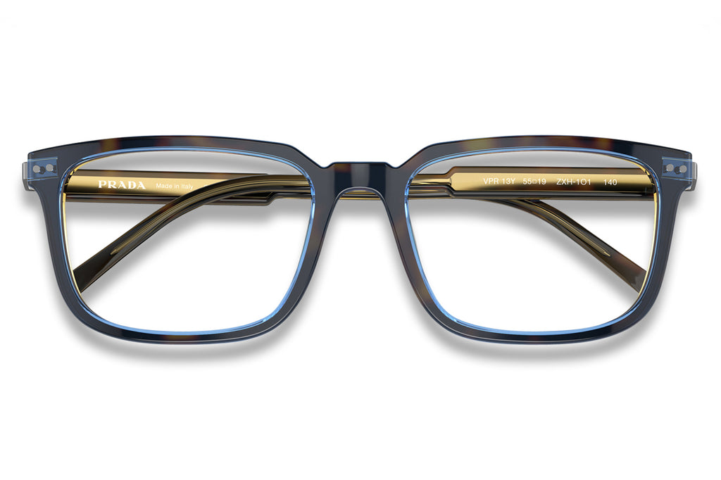 Prada - PR 13YV Eyeglasses Denim Tortoise (ZXH1O1)