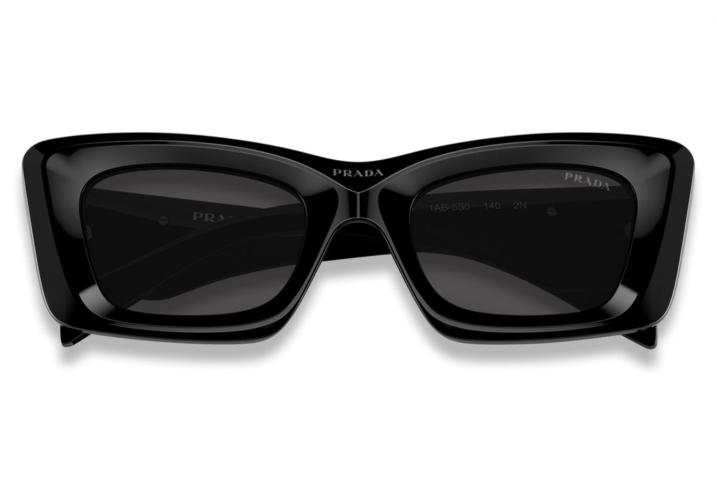 Prada - PR 13ZS Sunglasses Black with Dark Grey Lenses (1AB5S0)
