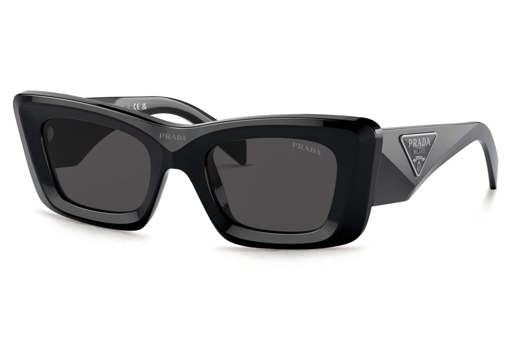 Prada - PR 13ZS Sunglasses Black with Dark Grey Lenses (1AB5S0)