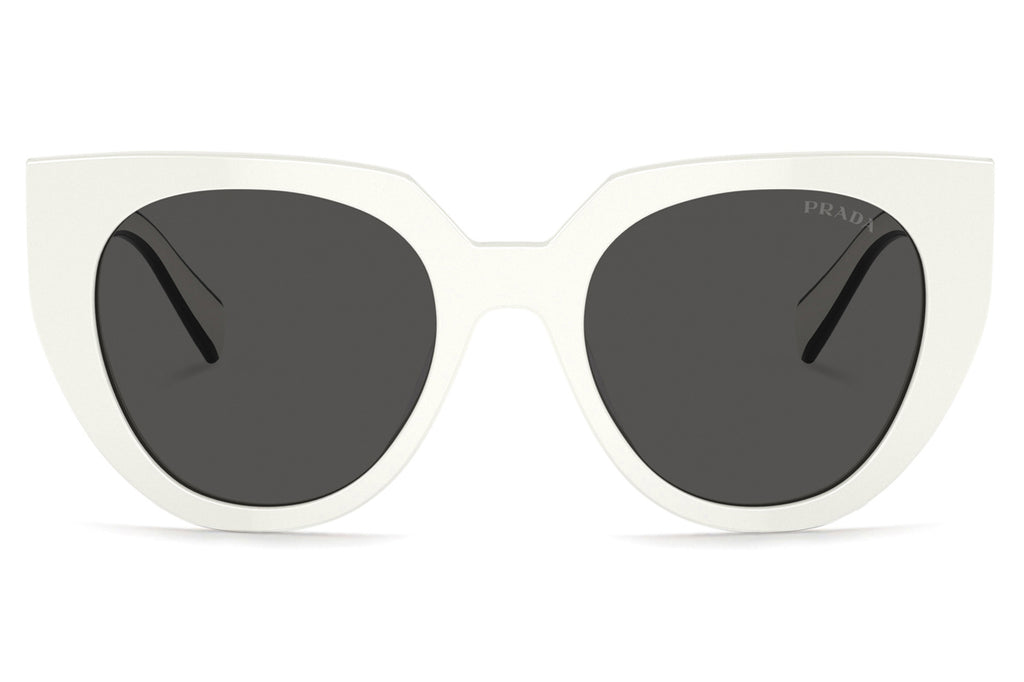 Prada - PR 14WSF (Low Bridge Fit) Sunglasses Talc with Dark Grey Lenses (1425S0)