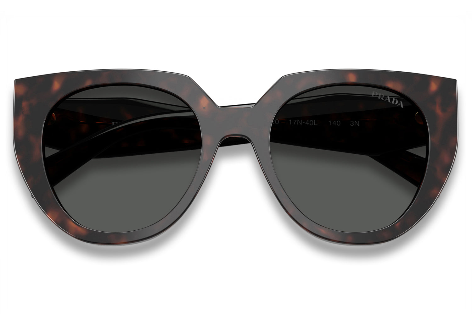 ?️ New Prada PR14WS 2AU6S1 Sunglasses - Havana Frame, Brown Gradient Lenses Prada PR 14WSF Women main image 2