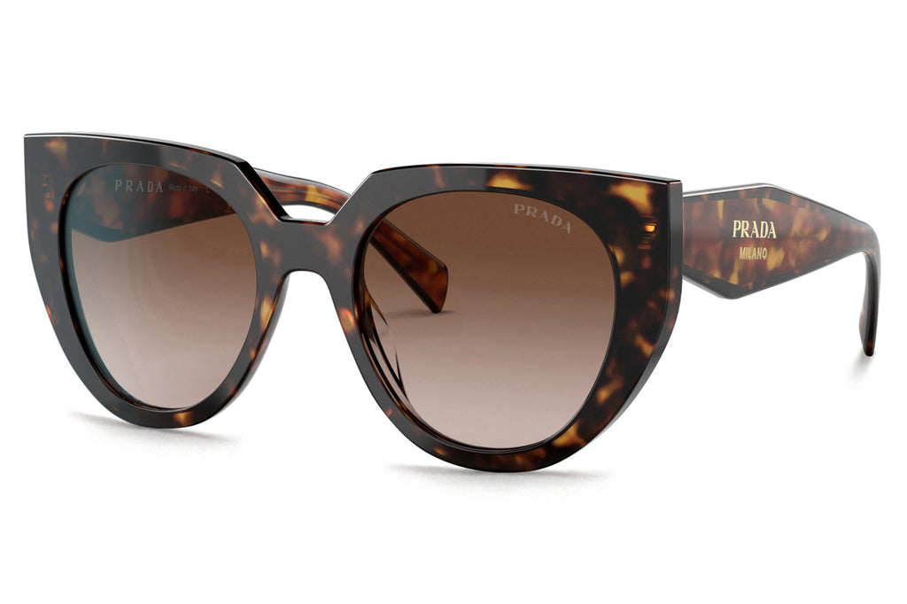 Prada - PR 14WS Sunglasses Tortoise with Brown Gradient Lenses (2AU6S1)