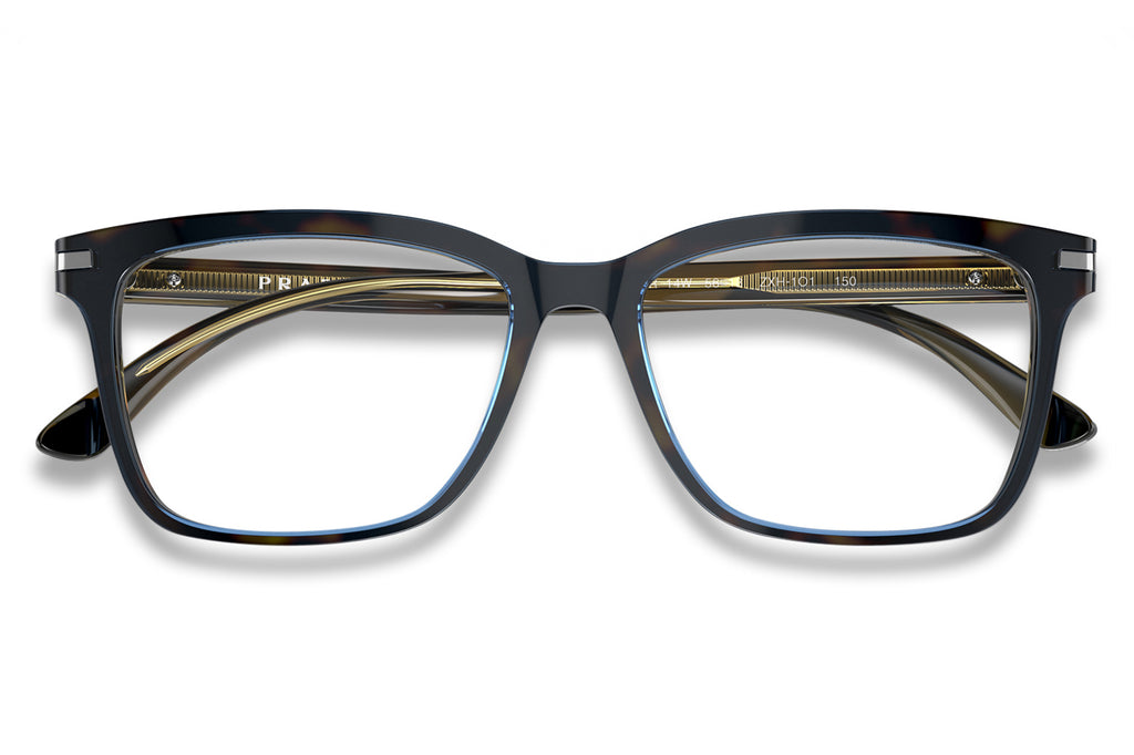 Prada - PR 14WV Eyeglasses Moro Turquoise Tortoise (ZXH1O1)