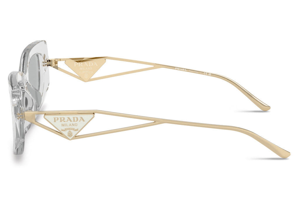 Prada - PR 14YS Sunglasses Transparent Grey with Light Grey Lenses (12R50K)