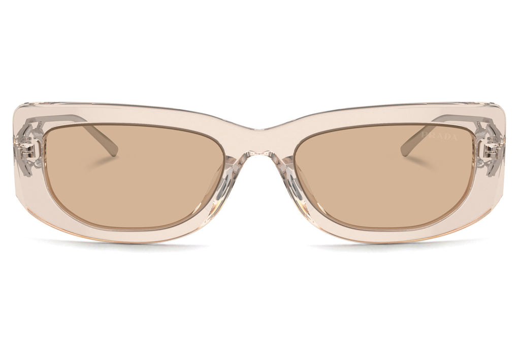 Prada - PR 14YS Sunglasses Crystal Beige with Light Brown Lenses (19M4I2)