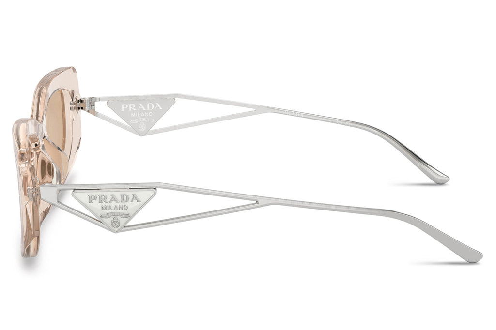 Prada - PR 14YS Sunglasses Crystal Beige with Light Brown Lenses (19M4I2)