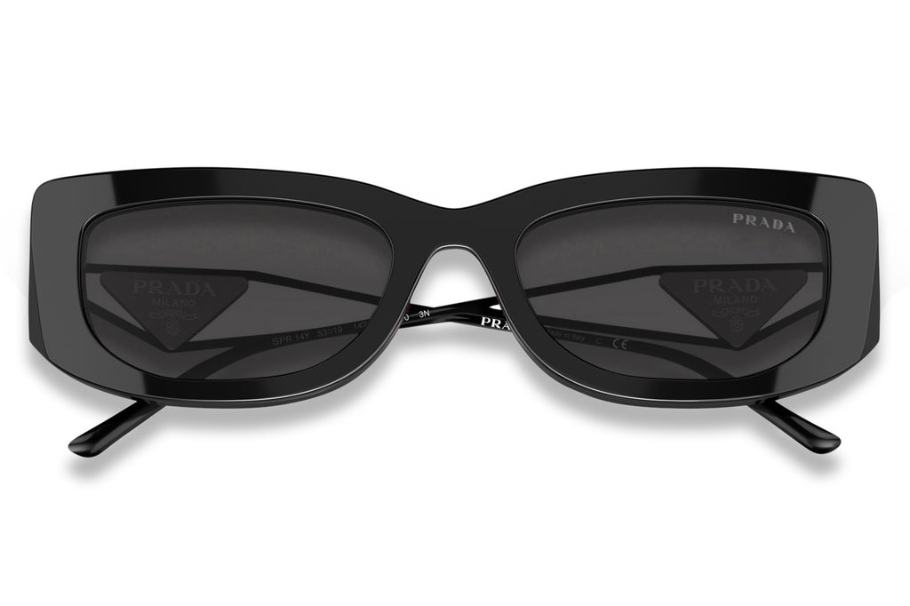 Prada - PR 14YS Sunglasses Black with Dark Grey Lenses (1AB5S0)