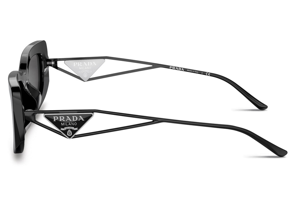 Prada - PR 14YS Sunglasses Black with Dark Grey Lenses (1AB5S0)