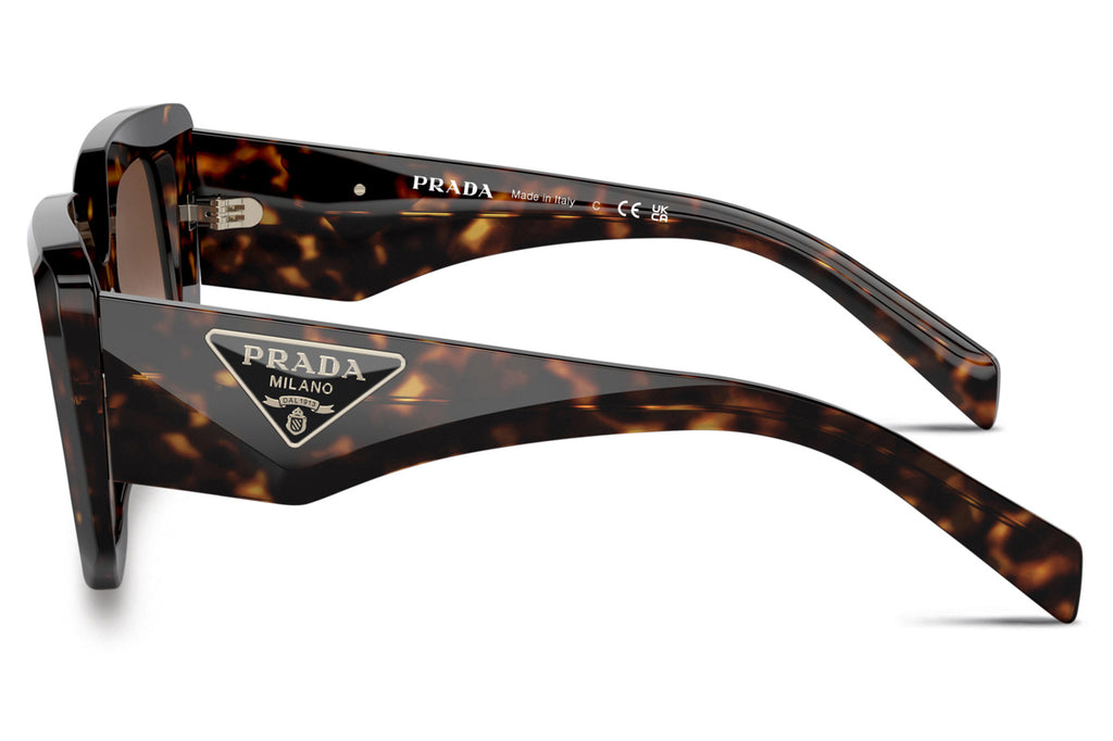 Prada - PR 14ZSF (Low Bridge Fit) Sunglasses Tortoise with Brown Gradient Lenses (2AU6S1)