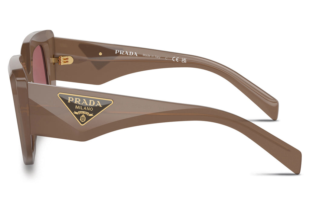 Prada - PR 14ZS Sunglasses Opal Loden with Dark Violet Lenses (11S08S)