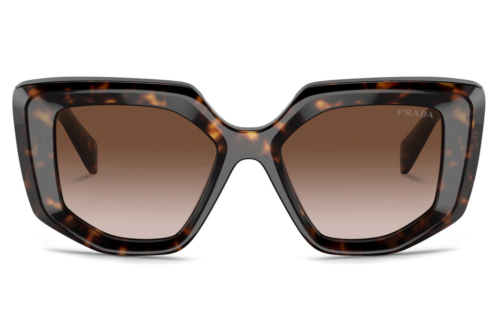 Prada - PR 14ZS Sunglasses Tortoise with Brown Gradient Lenses (2AU6S1)