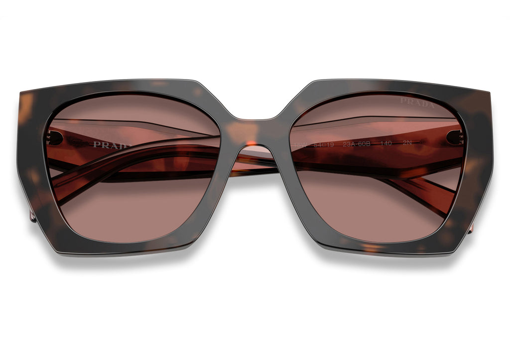 Prada - PR 15WS Sunglasses Mauve Tortoise with Light Brown Lenses (23A60B)