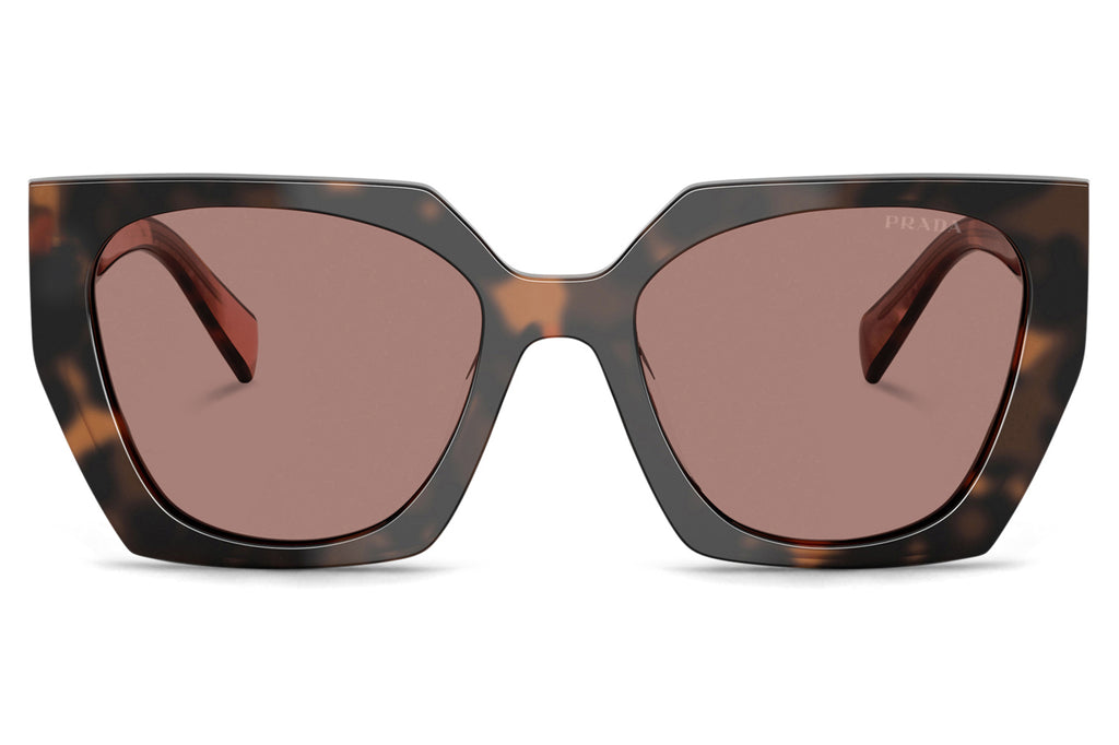 Prada - PR 15WS Sunglasses Mauve Tortoise with Light Brown Lenses (23A60B)