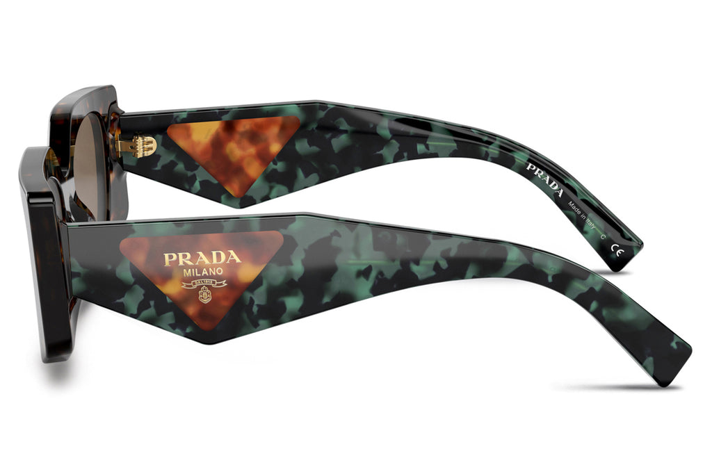 Prada - PR 15YSF (Low Bridge Fit) Sunglasses Tortoise with Dark Brown Lenses (2AU06B)
