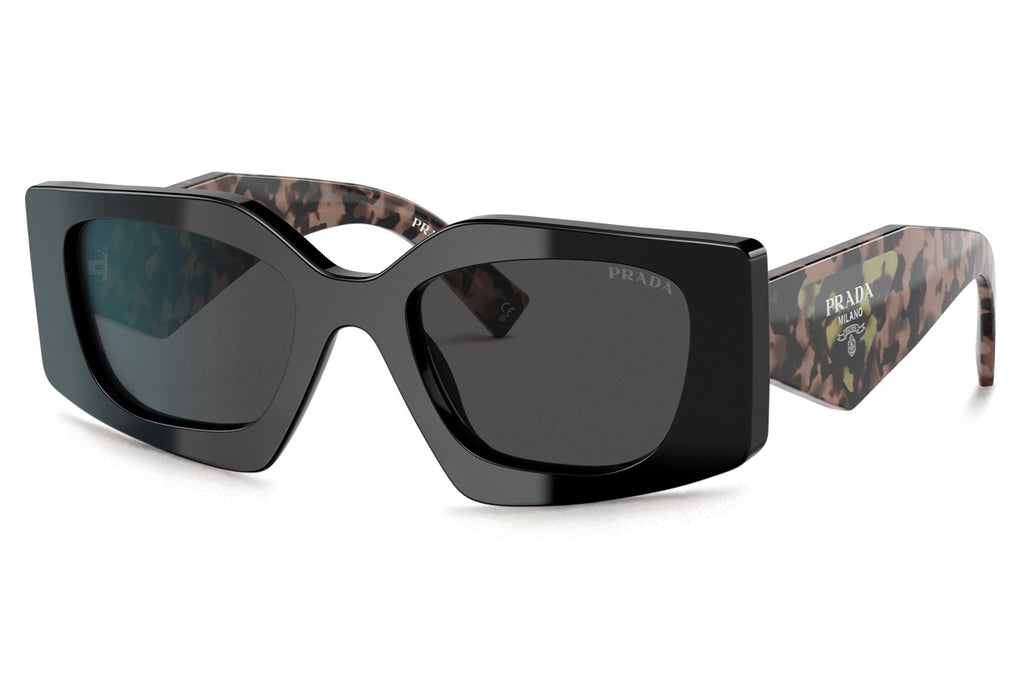 Prada - PR 15YS Sunglasses Black with Dark Grey Lenses (1AB5S0)
