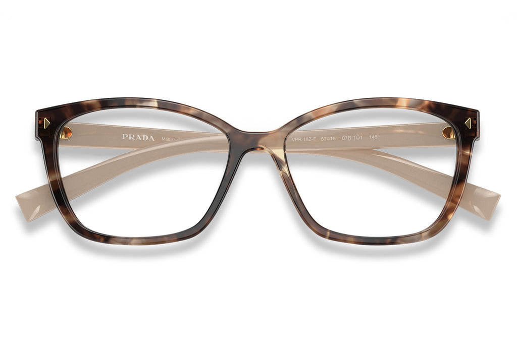 Prada - PR 15ZVF (Low Bridge Fit) Eyeglasses Caramel Tortoise (07R1O1)