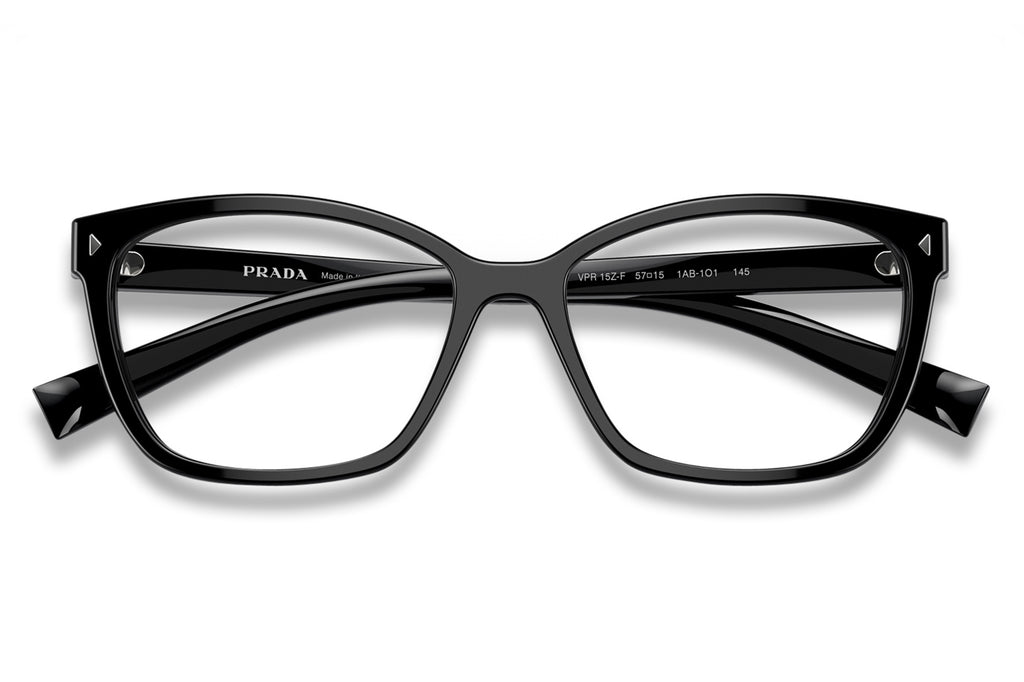 Prada - PR 15ZVF (Low Bridge Fit) Eyeglasses Black (1AB1O1)