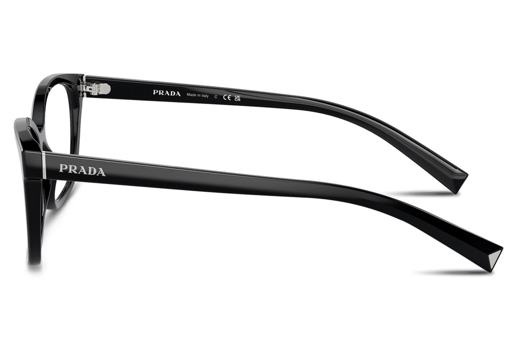 Prada - PR 15ZVF (Low Bridge Fit) Eyeglasses Black (1AB1O1)