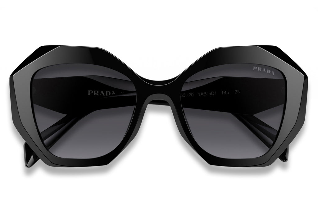 Prada - PR 16WS Sunglasses Black with Grey Gradient Lenses (1AB5D1)