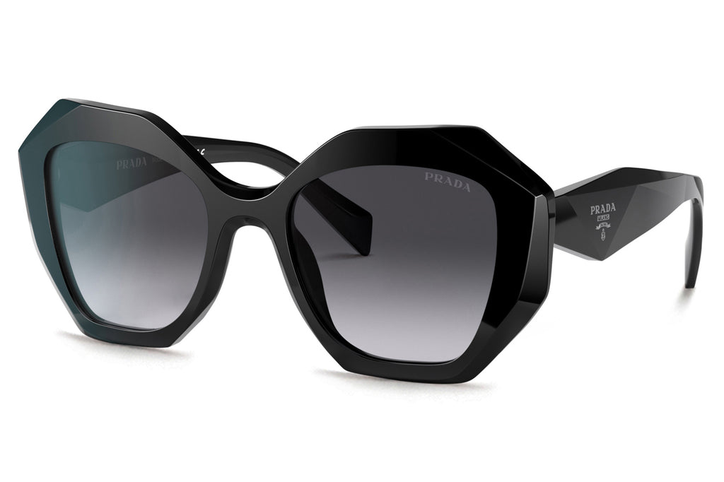 Prada - PR 16WS Sunglasses Black with Grey Gradient Lenses (1AB5D1)