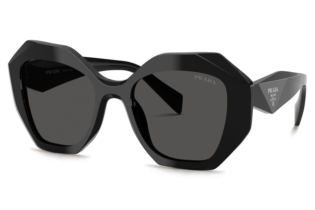 Prada - PR 16WS Sunglasses Black with Dark Grey Lenses (1AB5S0)