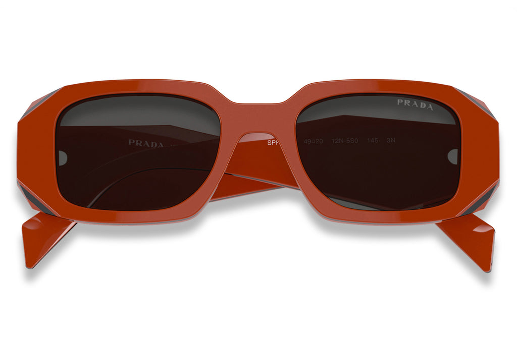 Prada - PR 17WS Sunglasses Orange/Black with Dark Grey Lenses (12N5S0)