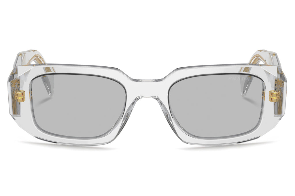 Prada - PR 17WS Sunglasses Transparent Grey with Light Grey Lenses (12R30B)