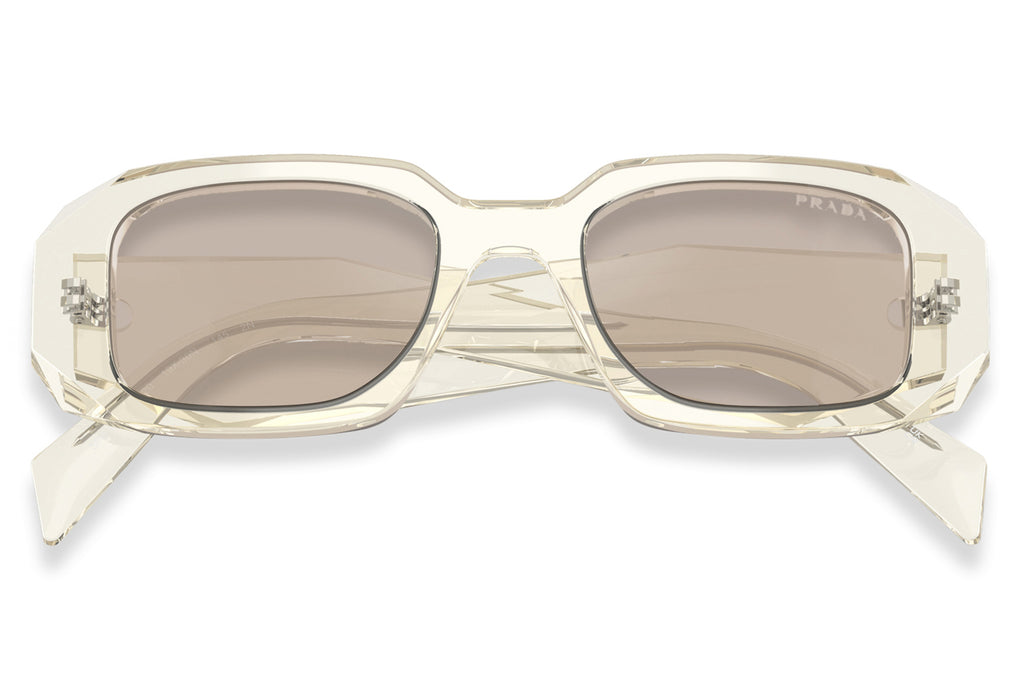 Prada - PR 17WS Sunglasses Transparent Champagne with Platino Lenses (19X30N)
