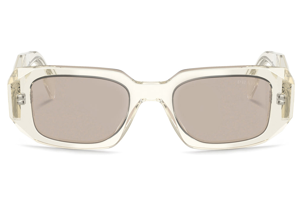 Prada - PR 17WS Sunglasses Transparent Champagne with Platino Lenses (19X30N)