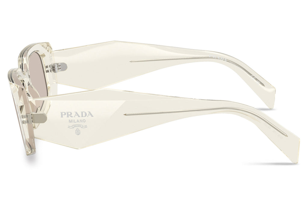 Prada - PR 17WS Sunglasses Transparent Champagne with Platino Lenses (19X30N)